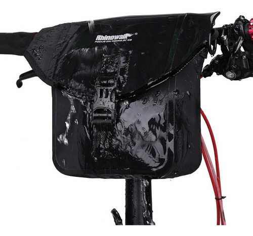 Imagen 3 de 10 de Bolsa Impermeable Mujer Moto Bici Mochila Mensajero Lluvia