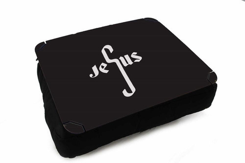Almofada Bandeja Para Notebook Laptop Jesus Letras