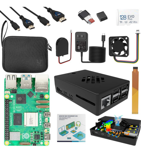 Vilros Raspberry Pi 5 (8 Gb) Kit De Inicio Completo Con Carc