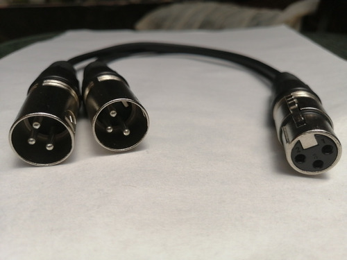 Cable Xlr De Hembra A 2 Machos. Vhcf