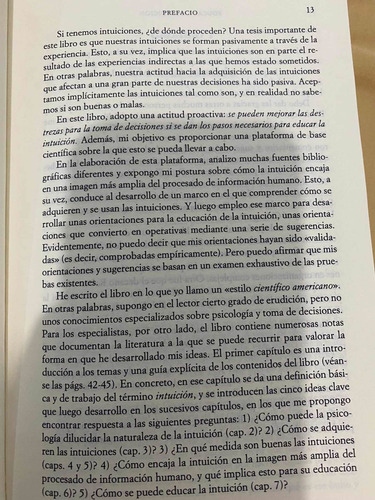 Libro Educar La Intuición El Desarrollo Del Sexto Sentido