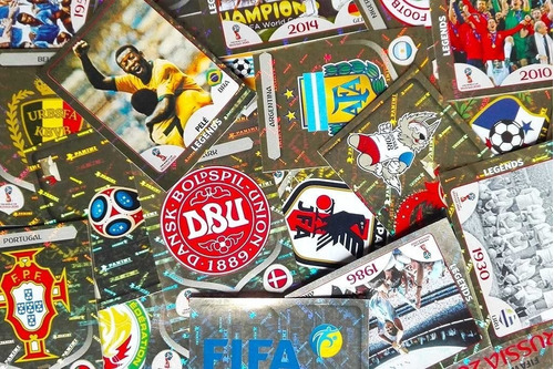 Laminas Doradas Album Panini Rusia 2018 