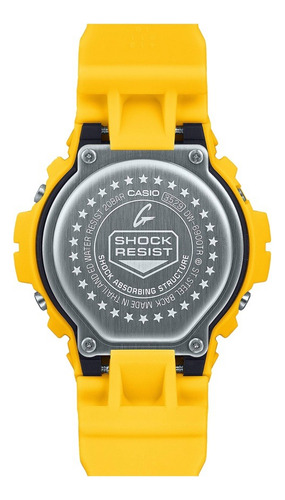 Reloj Casio G-shock Dw-6900tr-9dw-6900tr-9cr Correa Amarillo Bisel Amarillo Fondo Amarillo/amarillo