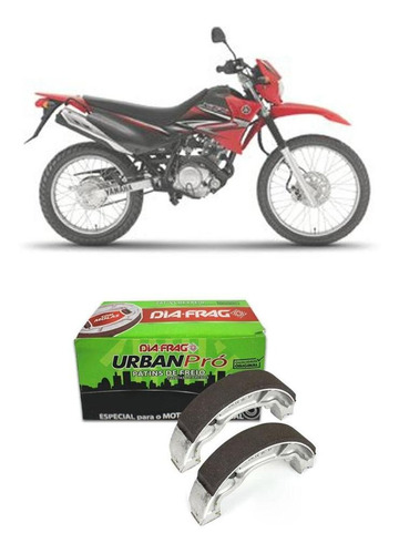 Patim Lona Freio Dia-frag Yamaha Xtz 125 2003-2014 Dfy-00211