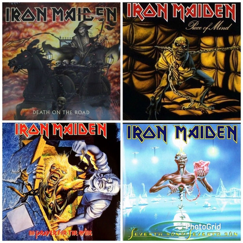 Vinilo Iron Maiden Pack 4 Unidades Nuevas Selladas