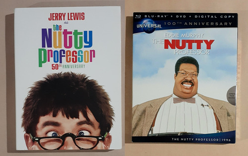 The Nutty Professor 1963 + 1996 -6 Dis- Blu-ray Dvd Original