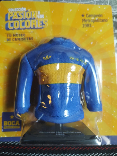 Camiseta Boca Juniors Pasión X Los Colores 1981 Campeon