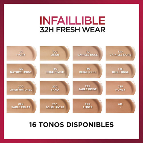 Base De Maquillaje Líquidaaltacoberturainfallible32freshwear