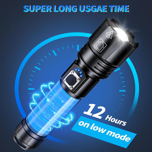 Versainsect E Flashlights High Lumens Flash Light, 9000...