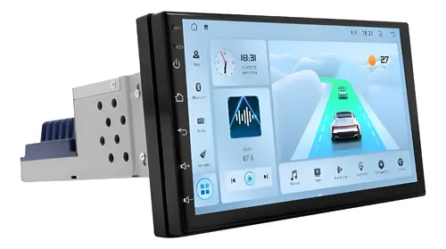 Central Multimídia Android Octacore 1din 7 Pole 4gb+64gb