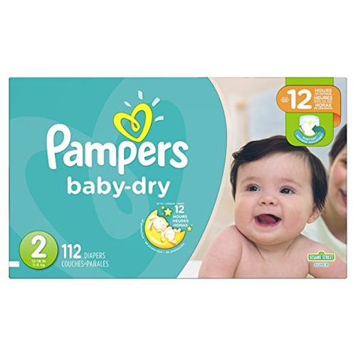 Los Pañales Pampers Baby-dry Tamaño 2 112 Conde