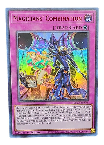 Magicians Combination Carta Yugioh Ingles Ultra Rare