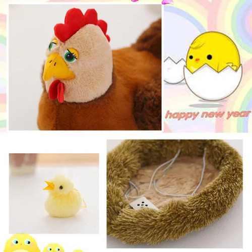 Peluche De Gallina De Pascua Con Sonido Para La Familia