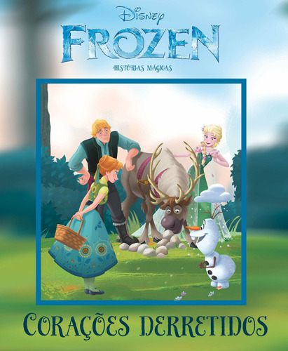 Disney - Histórias mágicas - Frozen corações derretidos, de On Line a. Editora IBC - Instituto Brasileiro de Cultura Ltda, capa mole em português, 2018