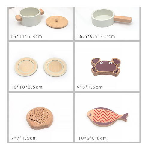 Juguete De Cocina De Madera Simulada, Juego De Juguetes De