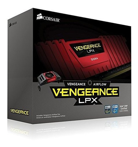 Memoria Ram 32gb Corsair Vengeance Lpx (4 X 8gb) Cmk32gx4m4k4000c19 Ddr4 Pc4-32000 4000mhz