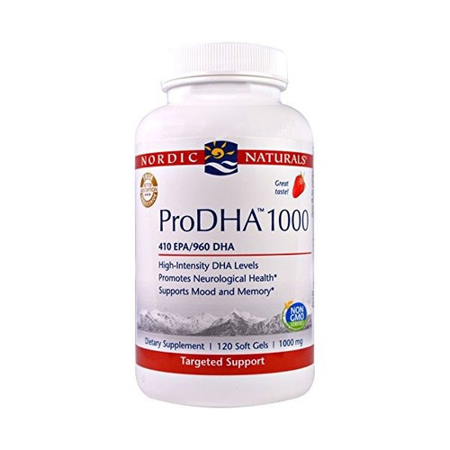 Nordic Naturals Prodha 1000, Fresa, 120 Cápsulas Blandas