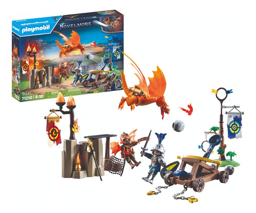 Juego Playmobil Novelmore Vs Burnham Raiders Zona De Batalla 3+
