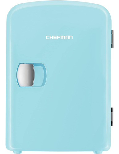 Mini Nevera Chefman Eléctrica, Portable De 4 L , Azul