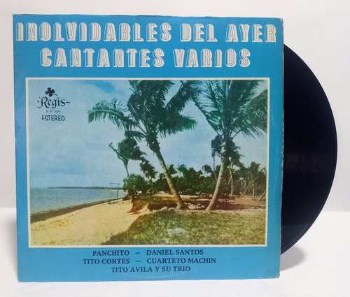 Disco Lp Inolvidables Del Ayer / Cantantes Varios