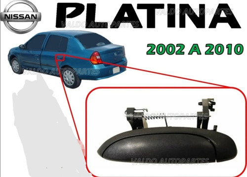 Manija Exterior Nissan Platina, Renault Clio