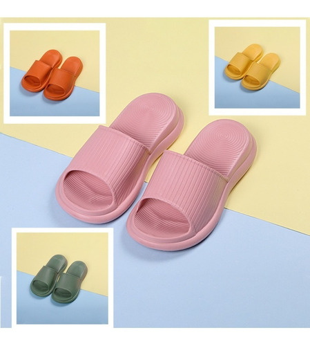 Sandalias Plataforma Mujer Comodas Impermeables Dama Colores