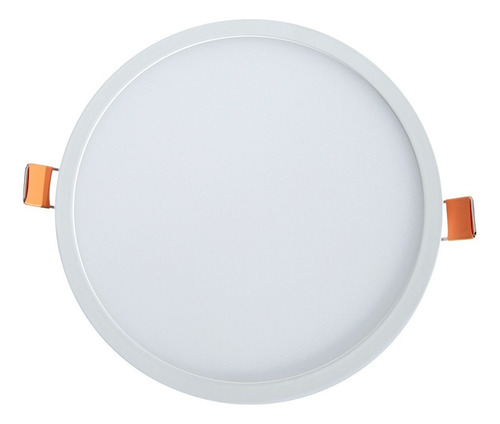 Panel Empotrado Lumimexico A8787-1  Circular Blanco 16w 1 Luz Led Integrada