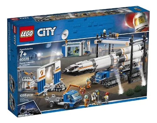 Lego 60229 City Ciudad Ensamble Y Transporte Del Cohete