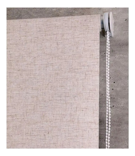 Cortina Roller Blackout 150x250 Cm Textura Crudo Cotidiana
