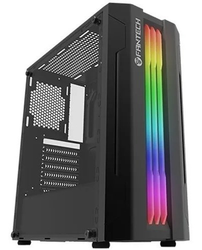 Gabinete Fantech Cg72 Strike Rgb Middle Tower Case Black