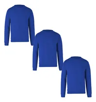 Comprar Pack De 3 Sudaderas Cuello Redondo Básica Hombres Dama Lisa
