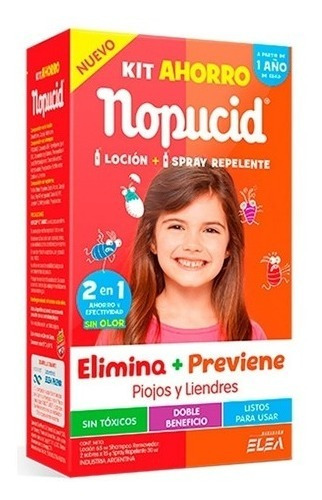 Nopucid Kit Ahorro Loción+spray Repelente 2 En 1