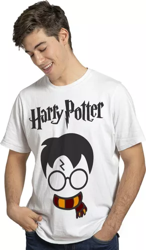 Camiseta plus size masculina feitiços cinza, Harry Potter