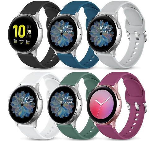 6 Mallas Large Para Samsung Galaxy Watch 4 (40/43mm) 