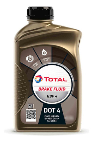 Liquido Freno Dot4 Total Hbf4 325 Ml