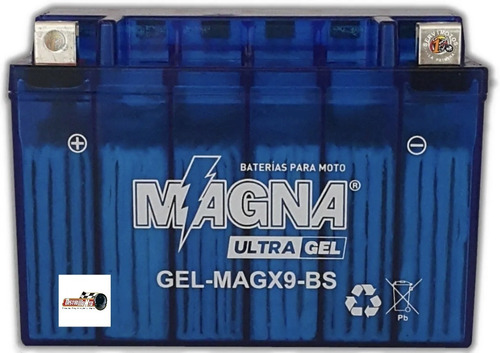 Batería Gel Bajaj Pulsar Ns 200 Rs Mf Magx9 Bs