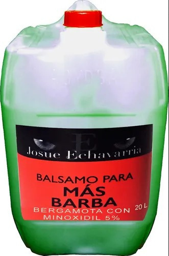Balsamo Cabello Y Barba Minoxidil 5% Y Bergamota 20 Litros