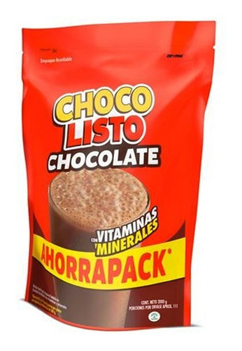 Bebida En Polvo Chocolisto 2k - Kg a $29400