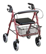Comprar Andador Ortopedico Plegable C\u002Fruedas Frenos Asiento Aluminio