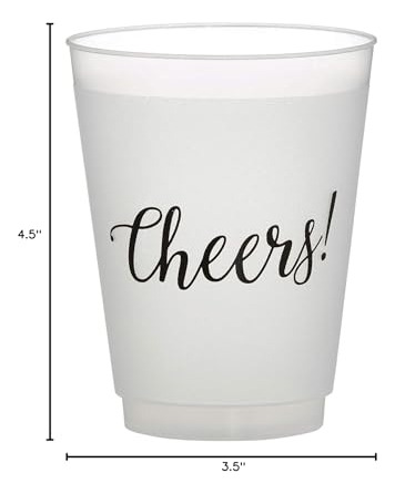 Sb Design Studio Sips Drinkware-16-ounce Frosted Plastic Vas