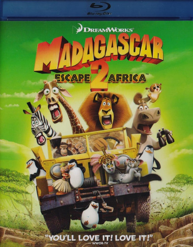 Madagascar 2 Dos Escape Africa Pelicula Blu-ray
