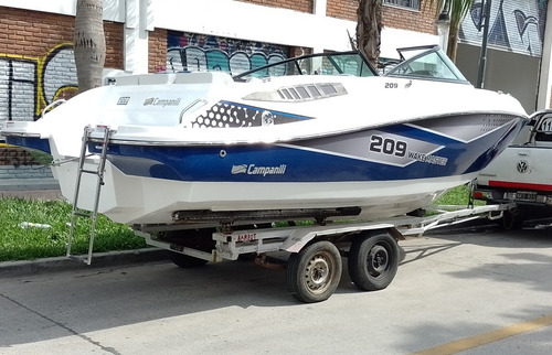 Imagen 4 de 22 de Lancha 0hs Campanili 209 Wakemaster Mercury 150 E.inmediata