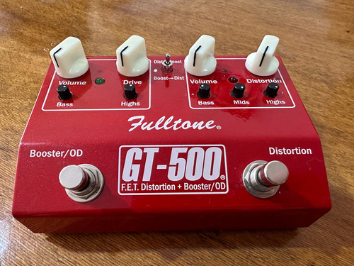 Pedal  Fulltone Gt500 Impecable