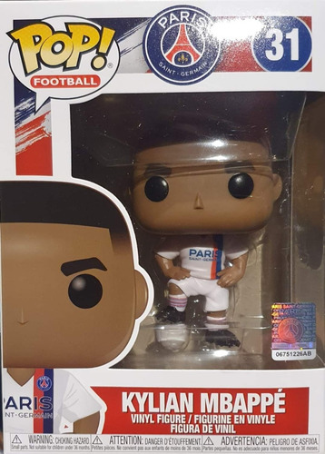 Funko Pop! Football Paris #31: Kylian Mbappé (Usado)