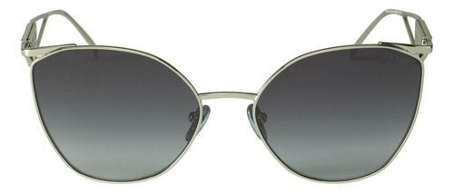 Prada Spr 50zs 1bc-09s Irregular Silver Gray (Usado)