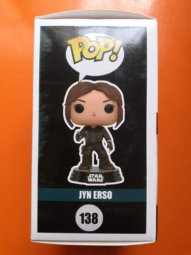 Jyn Erso Star Wars Compatible Funko Pop Nuevo Dom Play (Usado)