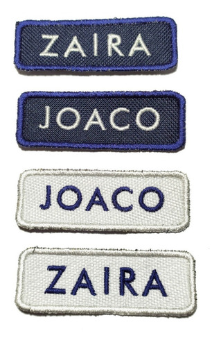 Imagen 5 de 6 de Parche Nombre Bordado Empresa Colegio Colores