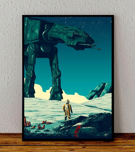 Cuadro 33x48 Poster Enmarcado Star Wars Saga Peliculas