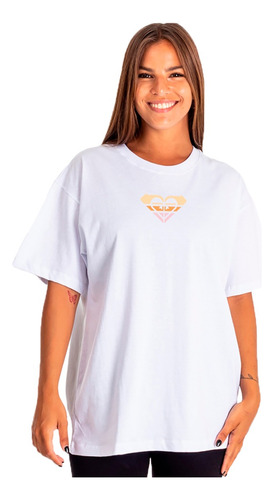 Remera Roxy Lifestyle Mujer I Will Miss You  Blanco Cli