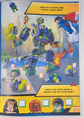 Lego Dc Super Heroes - Time To Play! - Libro Nuevo + Figura